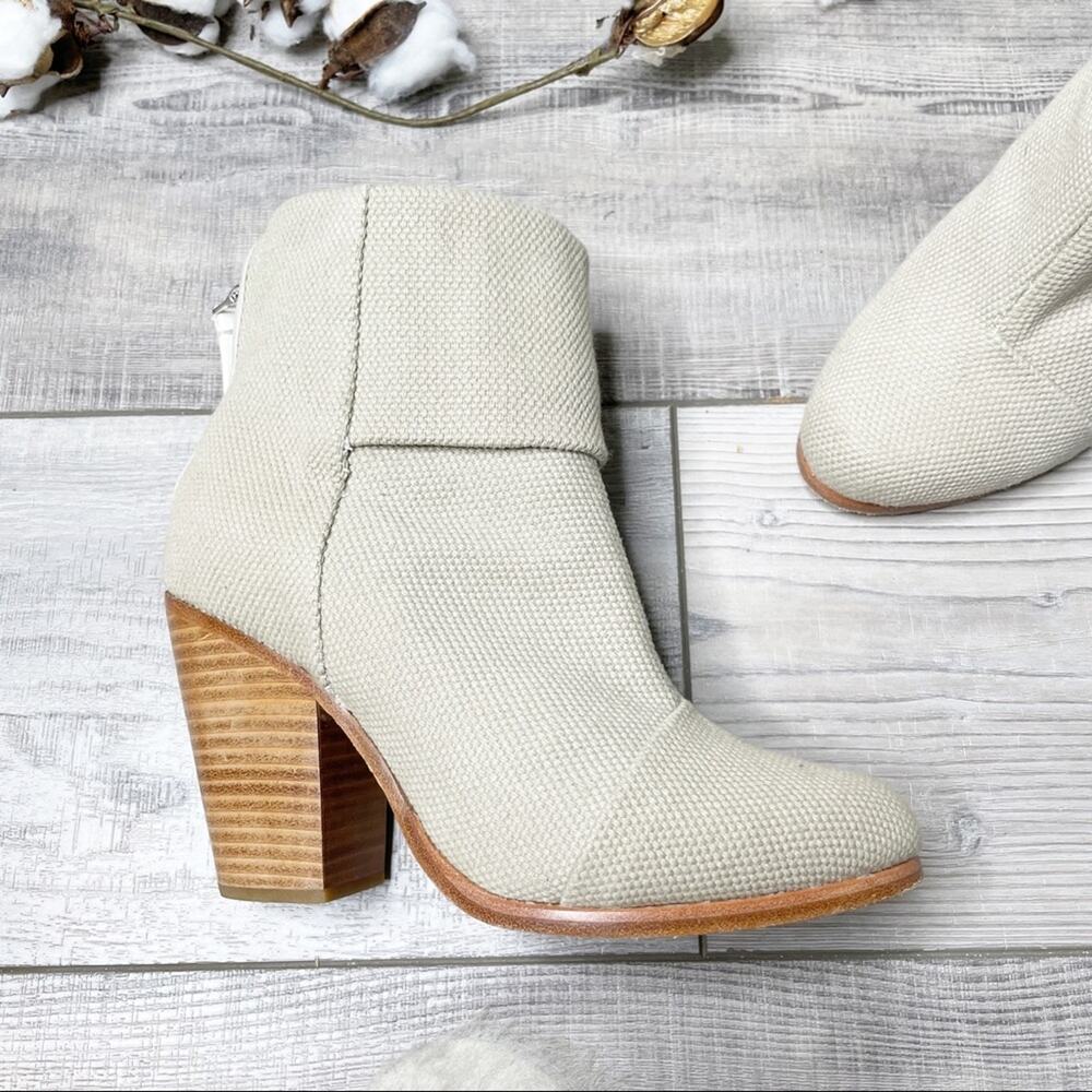 Rag & Bone Classic Newbury Canvas Block Heel Boot… - image 2